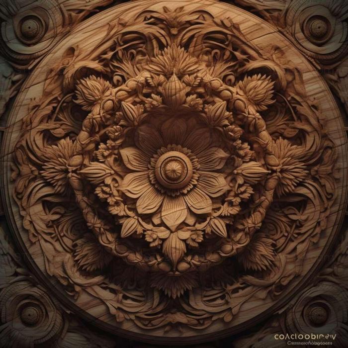 Patterns and decorations (stl Cosmotoma 1, PATTERN_2617) 3D models for cnc
